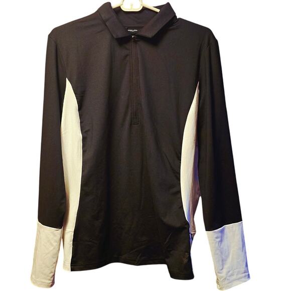 Spyder long sleeve quarter zip shirt womans size large - Picture 1 of 5